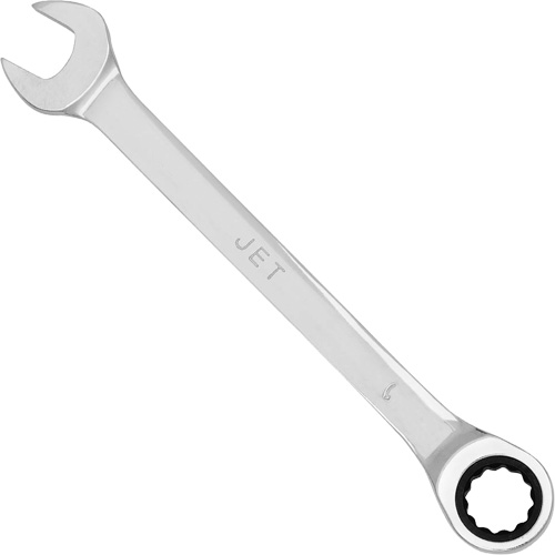 Cl&eacute; mixte &agrave; cliquet &agrave; motif long non r&eacute;versible, 16 mm, Fini Chrome Groupe Belzile Dickner