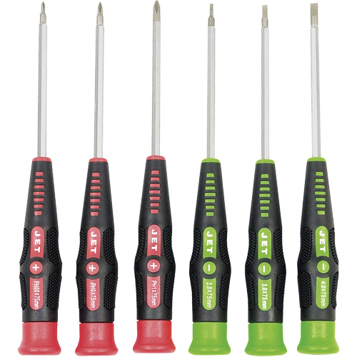 JPSD-6 Precision Screwdriver Set, 6, Magnetic Groupe Belzile Dickner