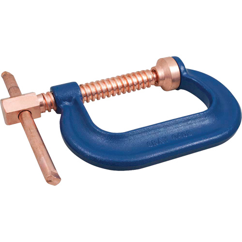 Heavy-Duty Forged C-Clamp, 6" (152 mm) Capacity, 3-7/8" (98 mm) Throat Depth Groupe Belzile Dickner