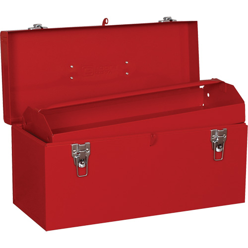 Heavy-Duty Tool Box, 8-1/2" D x 20" W x 9-1/2" H, Red Groupe Belzile Dickner