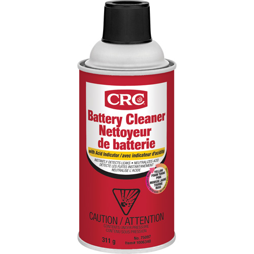 Battery Cleaner With Acid Indicator, Aerosol Can Groupe Belzile Dickner