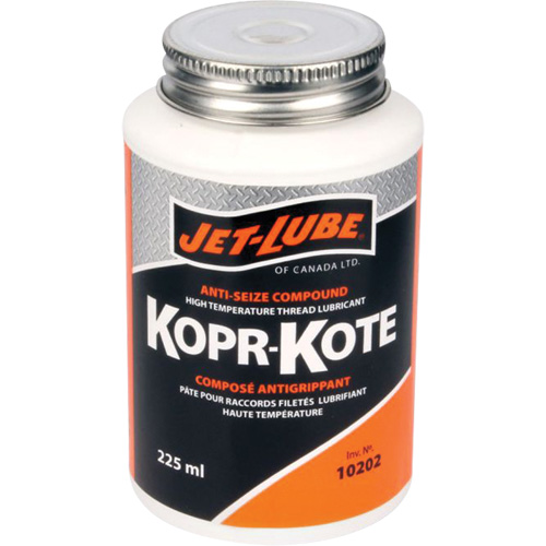 Compos&eacute; pour les colliers de forage et joints doutillage sur les chantiers p&eacute;trolif&egrave;res Kopr-Kote, 225 ml, Canette &agrave; dessus brosse, 450°F (232°C) Temp max. Groupe Belzile Dickner