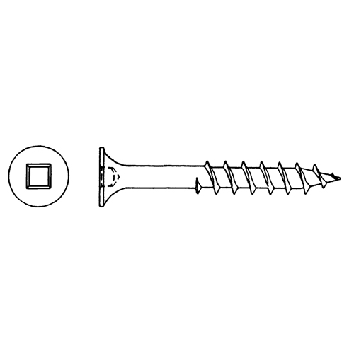 Vis de pont, #8 x 2-1/2" lo, Vert Groupe Belzile Dickner
