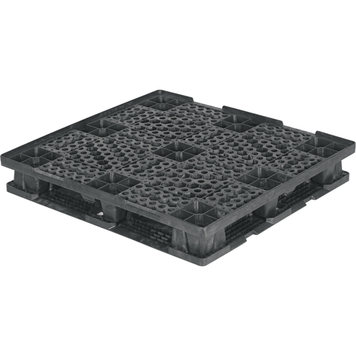 Double Deck Stackable Pallets, 4-Way Entry, 48-7/10" L x 45.7" W x 7-1/2" H Groupe Belzile Dickner