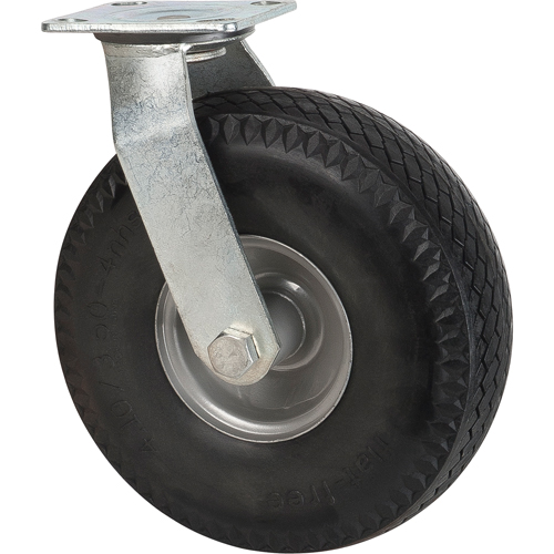 Flat-Free Casters, Swivel, 10" (254 mm), Flat-Free, 300 lbs. (136 kg.) Groupe Belzile Dickner