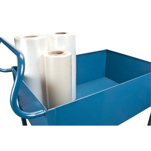 Chariots de service &agrave; bordure profonde, 2 Tiers, 24" la x 47" h x 36" p, Capacit&eacute; 1200 lb Groupe Belzile Dickner