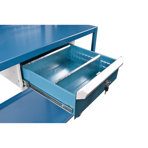 Chariots de service mobiles, 2 Tiers, 24" la x 57" h x 40" p, Capacit&eacute; 1200 lb Groupe Belzile Dickner