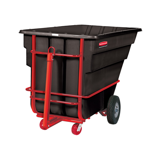 Chariot basculeur en acier, Poly&eacute;thyl&egrave;ne, 1-1/2 vg³, Capacit&eacute; de charge de 2100 lb Groupe Belzile Dickner