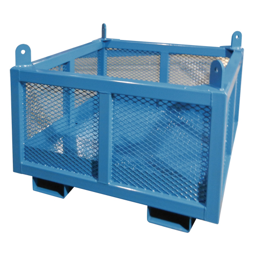 Material Handling Basket, 24" H x 48" W x 48" D, 1000 lbs. Capacity Groupe Belzile Dickner