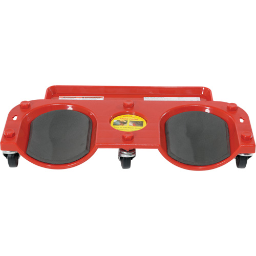 Rolling Knee Dolly, Plastic, Red, 350 lbs. Capacity Groupe Belzile Dickner