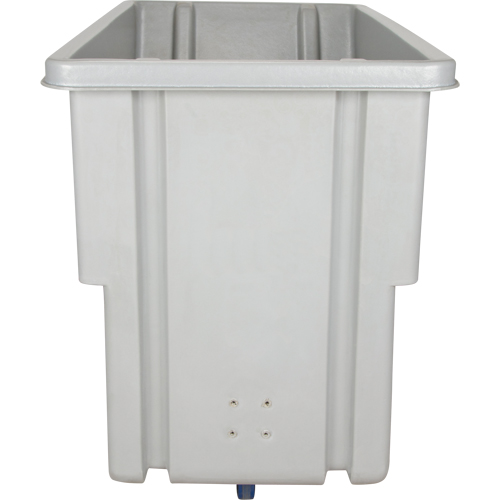 Chariot basculeur en acier, Poly&eacute;thyl&egrave;ne, 0,625 vg³, Capacit&eacute; de charge de 500 lb Groupe Belzile Dickner