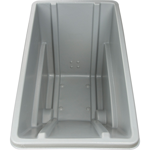 Chariot basculeur en acier, Poly&eacute;thyl&egrave;ne, 0,625 vg³, Capacit&eacute; de charge de 500 lb Groupe Belzile Dickner