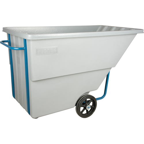 Tilt Truck, Polyethylene, 1.1 cu. yd., 1250 lbs. Load Capacity Groupe Belzile Dickner