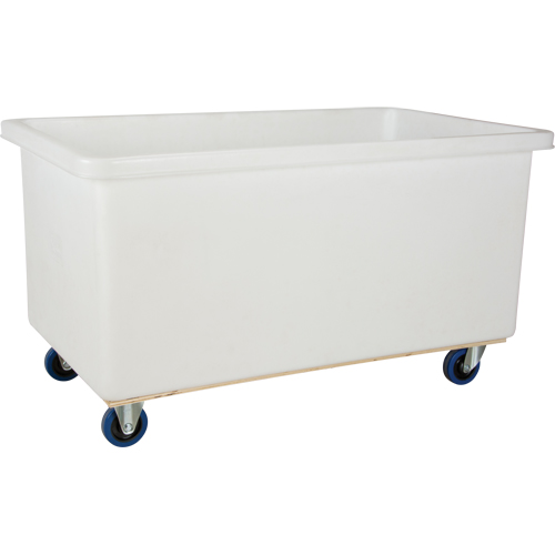 Straight Wall Box Truck, White Polyethylene, 51" L x 33" W x 39" H, 25 cu. Ft. Volume, 600 lbs. Capacity Groupe Belzile Dickner