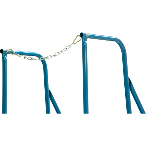 Trailer Access Rolling Ladder with Rails, 4 Steps, 22" Step Width, 37" Platform Height, Steel Groupe Belzile Dickner