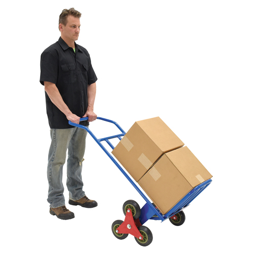 Stair Climbing Hand Truck, Steel Frame, 24" W x 45-3/4" H, 300 lbs. Capacity Groupe Belzile Dickner