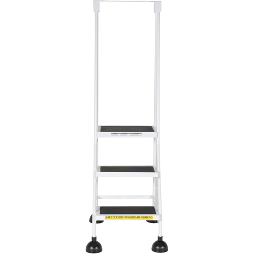 &eacute;chelles Stop-Step, 3 marches, Largeur de la marche 16", Hauteur de la plateforme 28-11/16", Acier Groupe Belzile Dickner