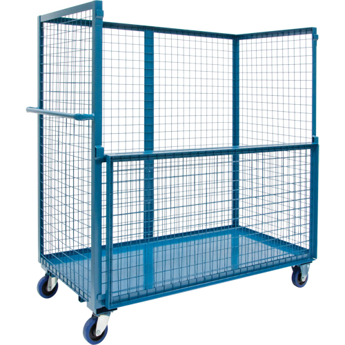 Chariot grillag&eacute; pour transport , Acier, 24" x 55" x 36", Capacit&eacute; 1200 lb Groupe Belzile Dickner