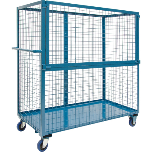 Chariot grillag&eacute; pour transport , Acier, 24" x 55" x 36", Capacit&eacute; 1200 lb Groupe Belzile Dickner