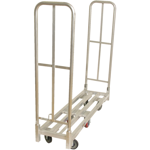 U-Boat Platform Truck, 59-1/2" L x 16" W, 1750 lbs. Capacity, Polyurethane Casters Groupe Belzile Dickner