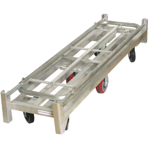 U-Boat Platform Truck, 59-1/2" L x 16" W, 1750 lbs. Capacity, Polyurethane Casters Groupe Belzile Dickner
