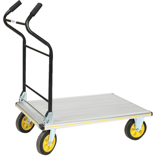Folding Ergo-Handle Platform Truck, Aluminum, 660 lbs., 35-1/2" L x 24" W, 41" High Groupe Belzile Dickner