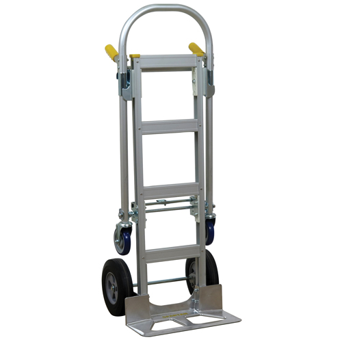 SPTN-JR-T18-SR Spartan Jr. Convertible Hand Truck, Aluminum, 1000 lbs. Capacity Groupe Belzile Dickner