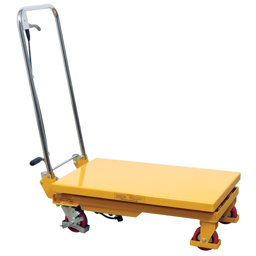 Table &eacute;l&eacute;vatrice &agrave; ciseaux hydraulique, 17,75" lo x 27,5" la/27-1/2" lo x 17-3/4" la, Acier, Capacit&eacute; 330 lb Groupe Belzile Dickner