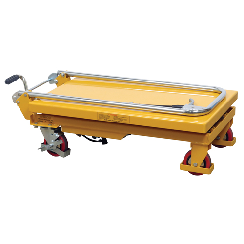 Table &eacute;l&eacute;vatrice &agrave; ciseaux hydraulique, 17,75" lo x 27,5" la/27-1/2" lo x 17-3/4" la, Acier, Capacit&eacute; 330 lb Groupe Belzile Dickner