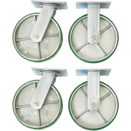 8" Caster Set for Platform Truck Groupe Belzile Dickner