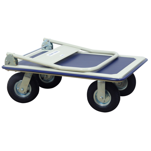 Chariot &agrave; plateforme avec poign&eacute;e pliante, Acier, 660 lb, 35" lo x 23" la, Hauteur 43,5" Groupe Belzile Dickner