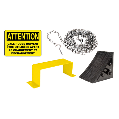 Wheel Chock Kit - French Groupe Belzile Dickner