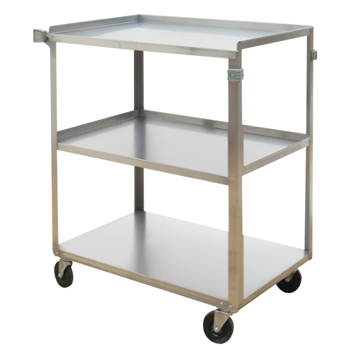 Chariots &agrave; tablette, 3 Tiers, 17-5/8" la x 33" h x 27-1/8" p, Capacit&eacute; 300 lb Groupe Belzile Dickner