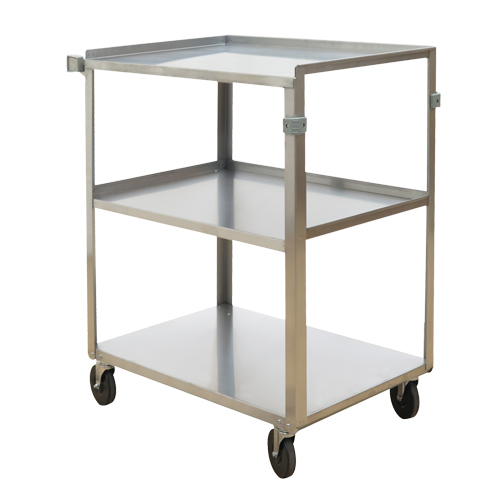 Chariots &agrave; tablette, 3 Tiers, 18" la x 32" h x 27-3/8" p, Capacit&eacute; 500 lb Groupe Belzile Dickner