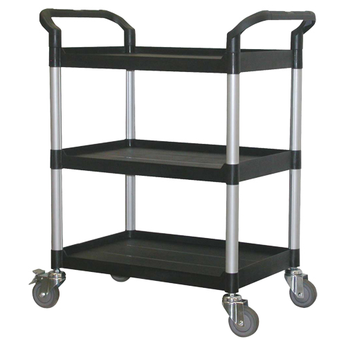 Utility Cart, 3 Tiers, 33-1/2" x 39-3/8" x 19", 300 lbs Capacity Groupe Belzile Dickner