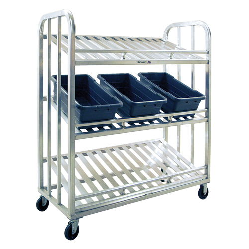 Picking Cart, 3 Tiers, 59" W x 67-1/2" H x 26" D, 1000 lbs. Capacity Groupe Belzile Dickner