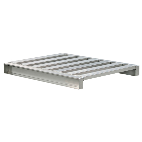 Aluminum 2-Way Channel Pallet Groupe Belzile Dickner