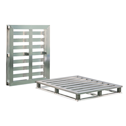 Aluminum 4-Way Tube Frame Pallet Groupe Belzile Dickner