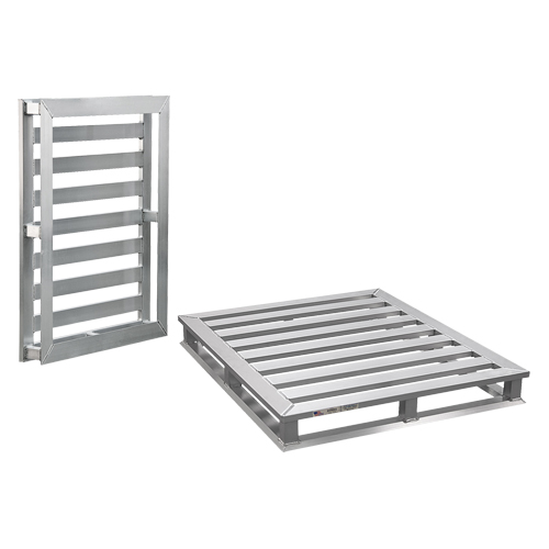 Palette &agrave; cadre tubulaire en aluminium 4 c&ocirc;t&eacute;s Groupe Belzile Dickner