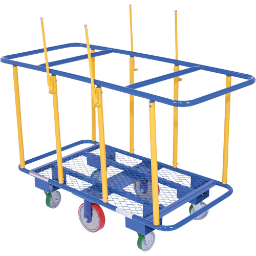 Chariot horizontal pour panneaux, 63-7/16" x 28-1/2" x 40-15/16", Capacit&eacute; 2000 lb Groupe Belzile Dickner
