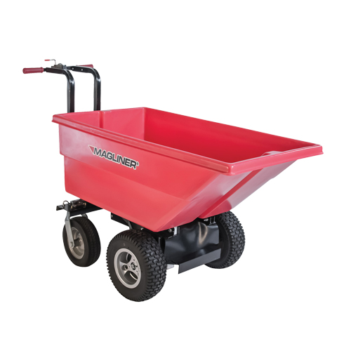 Chariot &agrave; bascule motoris&eacute;, Capacit&eacute; 6 cu.ft., 40" h x 25" la x 56" p Groupe Belzile Dickner