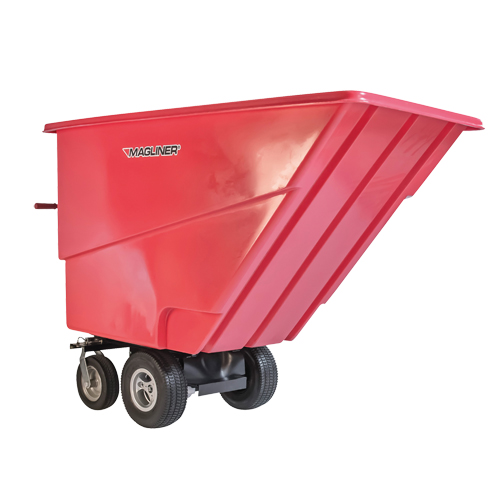 Chariot &agrave; bascule motoris&eacute;, Capacit&eacute; 27 cu. ft., 51" h x 81" la x 33" p Groupe Belzile Dickner