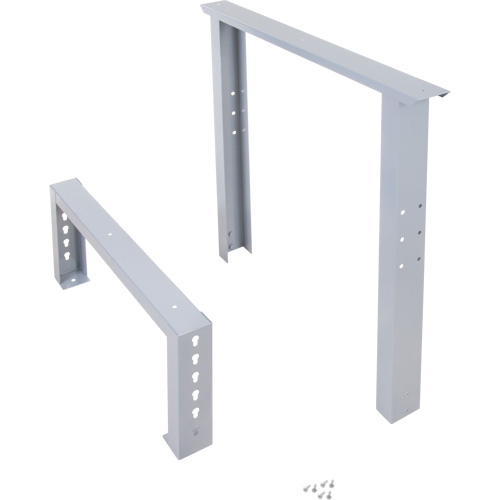 Industrial Duty Leg for Workbench, Steel, 30" D x 34" H, Single Groupe Belzile Dickner