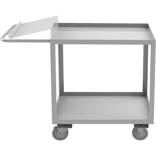 Industrial Grade Order Picking Cart, 39" H x 18-1/8" W x 51" D, 2 Shelves, 1200 lbs. Capacity Groupe Belzile Dickner