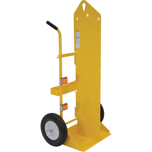 Welding Cylinder Torch Cart, Foam-Filled Wheels, 23-13/16" W x 22-13/16" L Base, 500 lbs. Groupe Belzile Dickner
