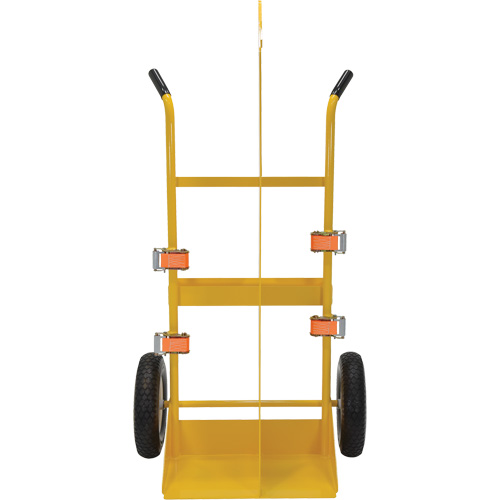 Welding Cylinder Torch Cart, Foam-Filled Wheels, 23-13/16" W x 22-13/16" L Base, 500 lbs. Groupe Belzile Dickner