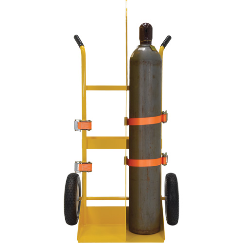 Welding Cylinder Torch Cart, Foam-Filled Wheels, 23-13/16" W x 22-13/16" L Base, 500 lbs. Groupe Belzile Dickner