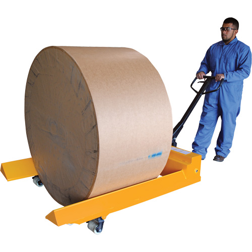 Transpalette pour mat&eacute;riaux en rouleaux, Acier, 48" lo x 7,5" la, Capacit&eacute; 4000 lb Groupe Belzile Dickner