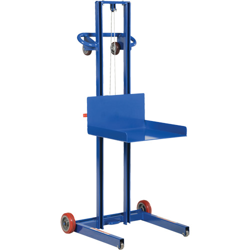 Low Profile Lite Load Lift, Hand Winch Operated, 400 lbs. Capacity, 55" Max Lift Groupe Belzile Dickner