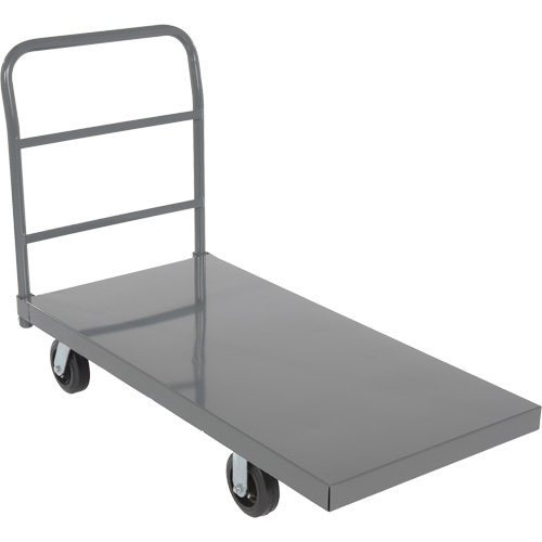 Chariot &agrave; plateforme, 48" lo x 24" la x Capacit&eacute; 2000 lb, Roues en Caoutchouc Groupe Belzile Dickner